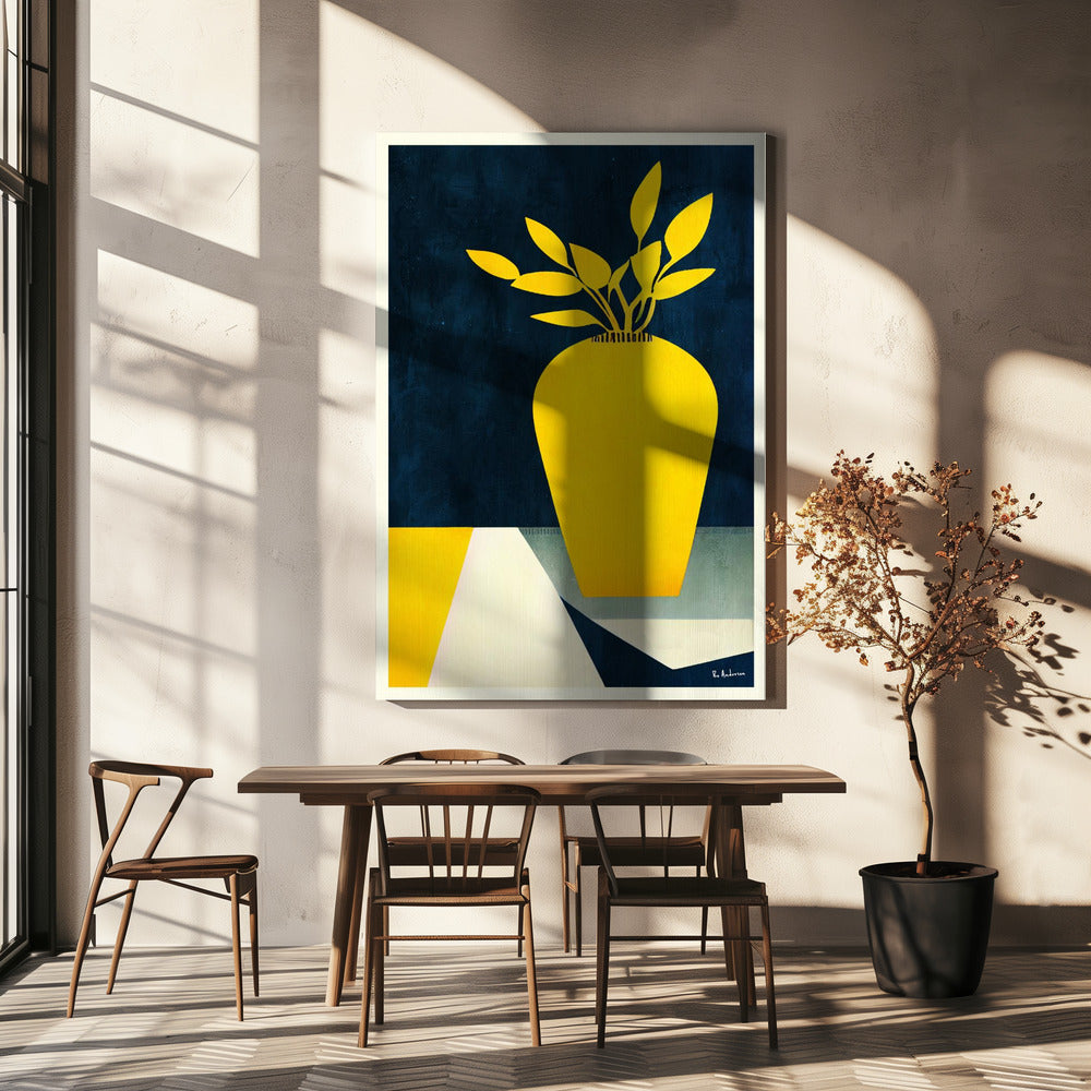 Les Fleurs Jaunes | Canvas