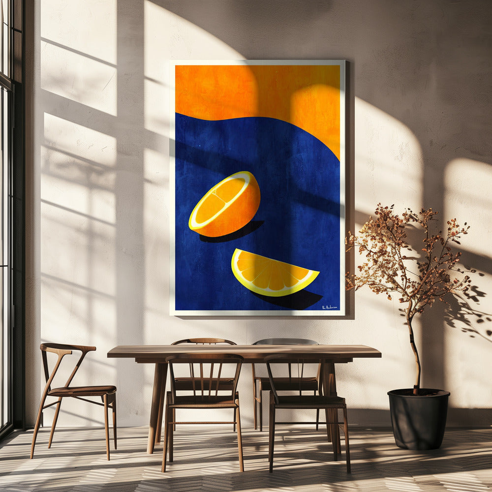 Petit Déjeuner, Deux Oranges | Canvas
