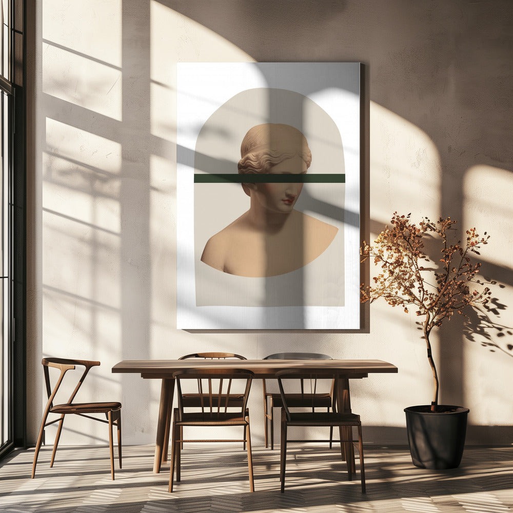Artemis Mustard and Green | Canvas