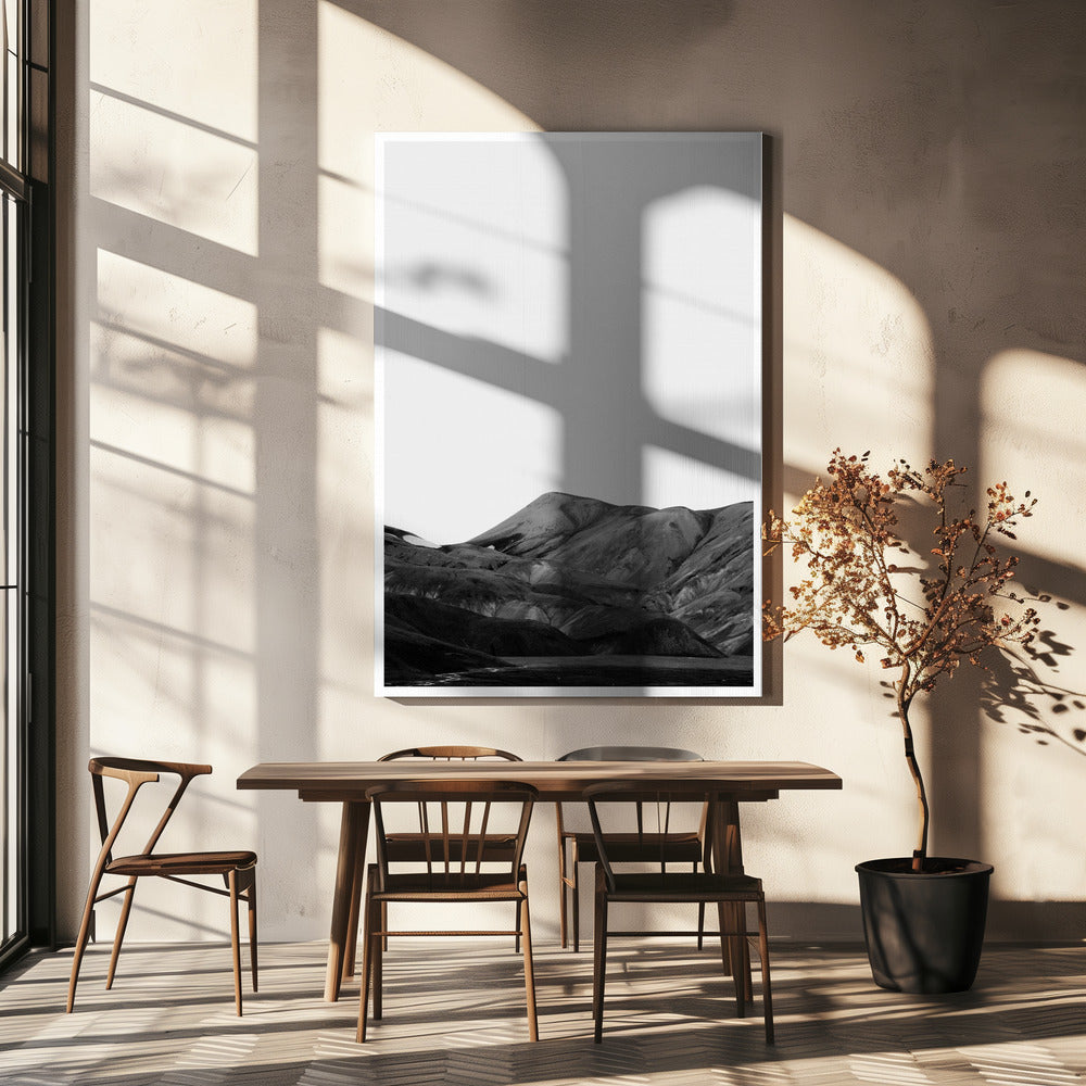 Monochrome Mountains | Canvas