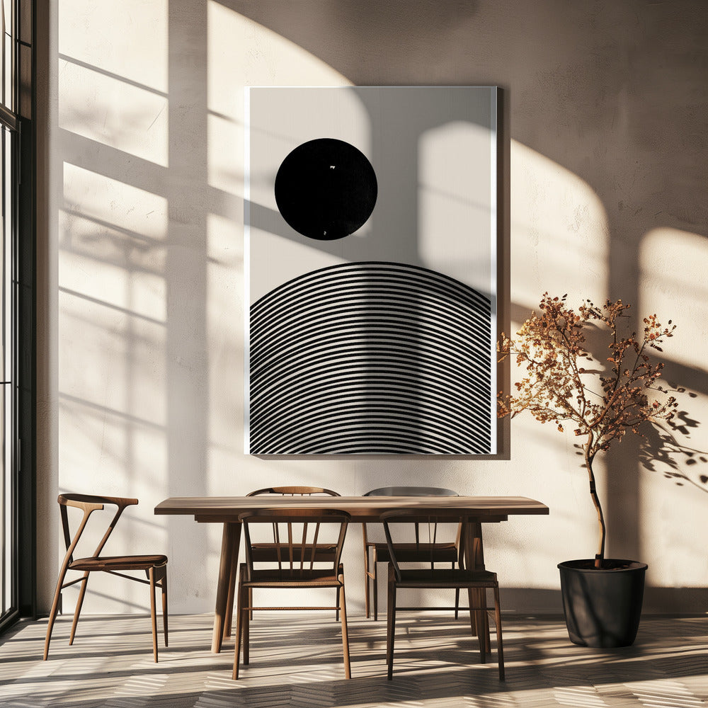 Orbiting Silhouette | Canvas