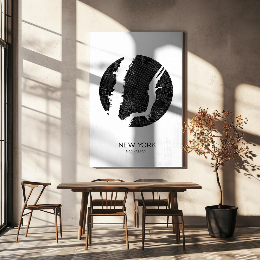 Circular Cityscape | Canvas