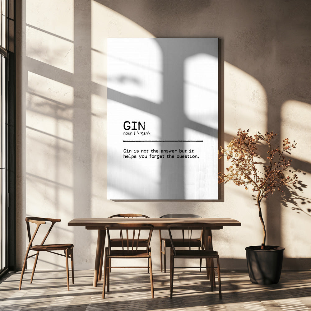Quote Gin Question | Canvas