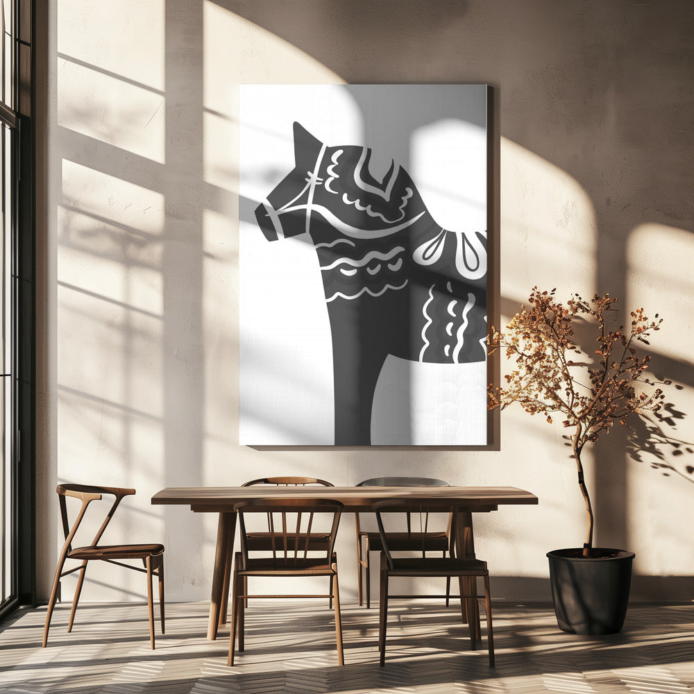 Silent Equine Elegance | Canvas