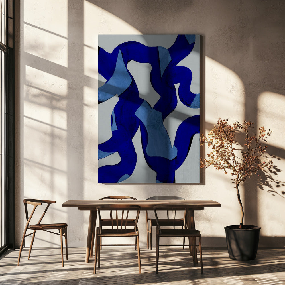 Abstract Brush Strokes 65X | Canvas