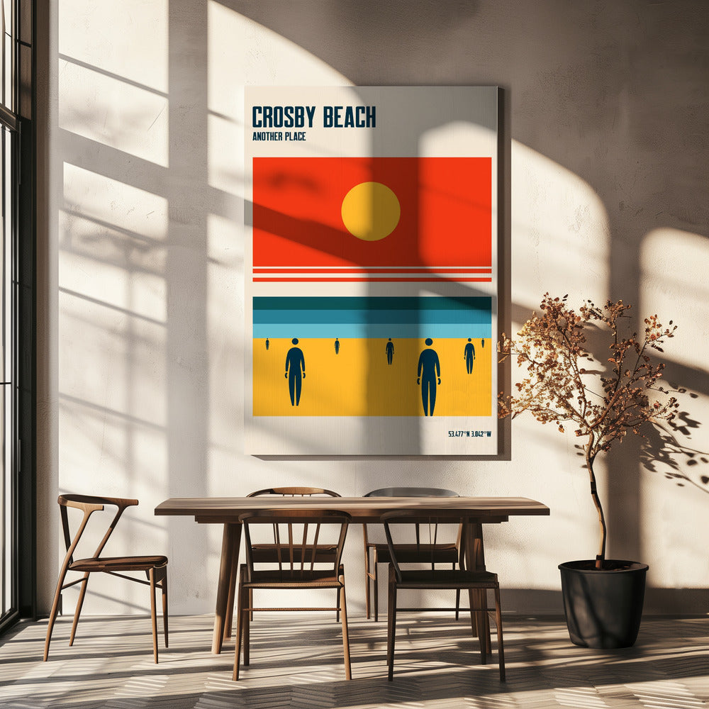 Crosby Beach Iron Men Liverpool Merseyside | Canvas
