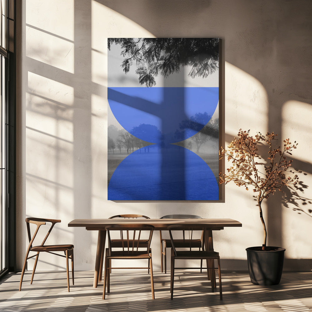 Misty Blue Horizon | Canvas