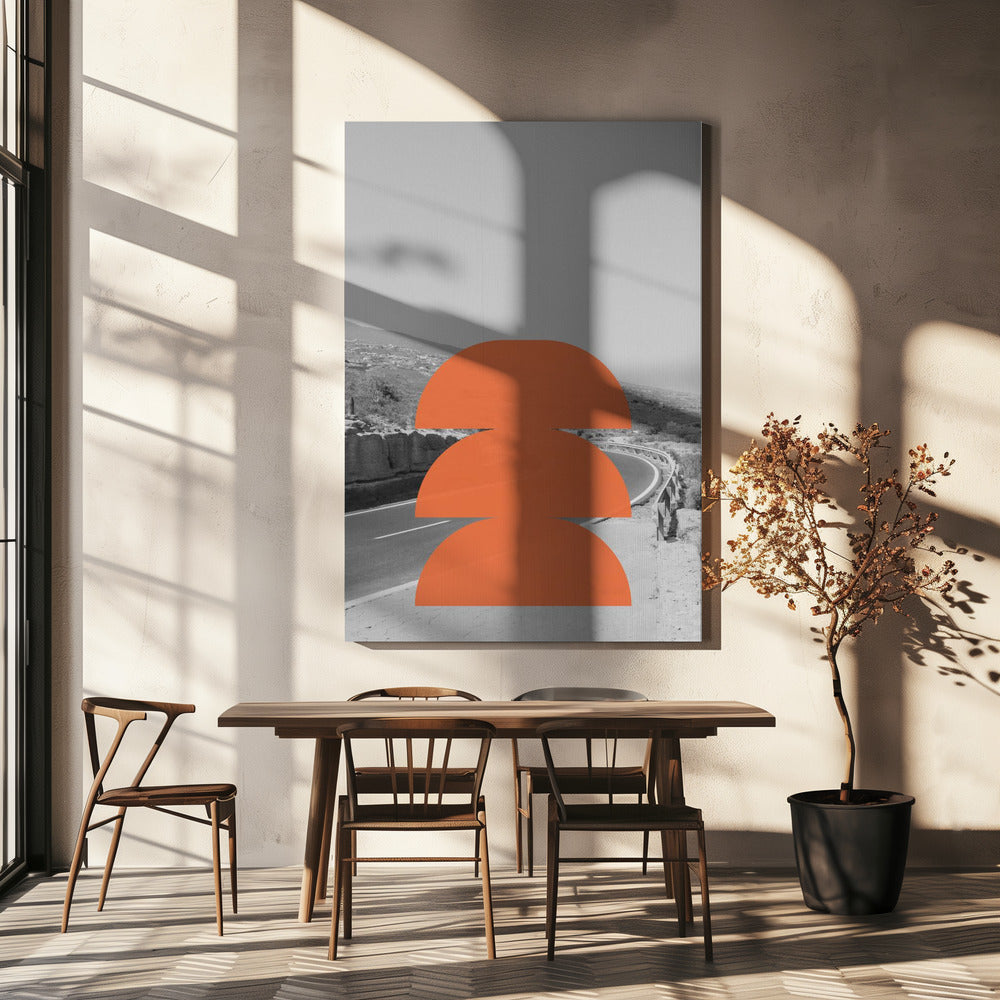 Orange Horizons | Canvas