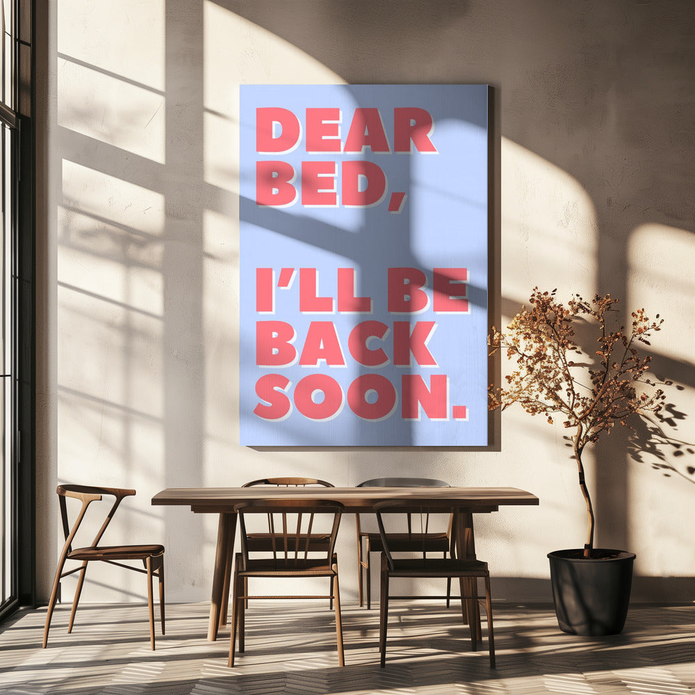 Letter to My Bed | Canvas