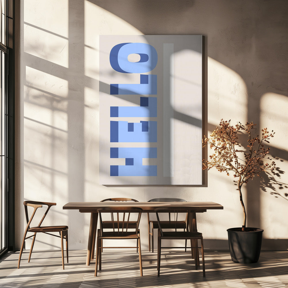 Inverted Greetings | Canvas