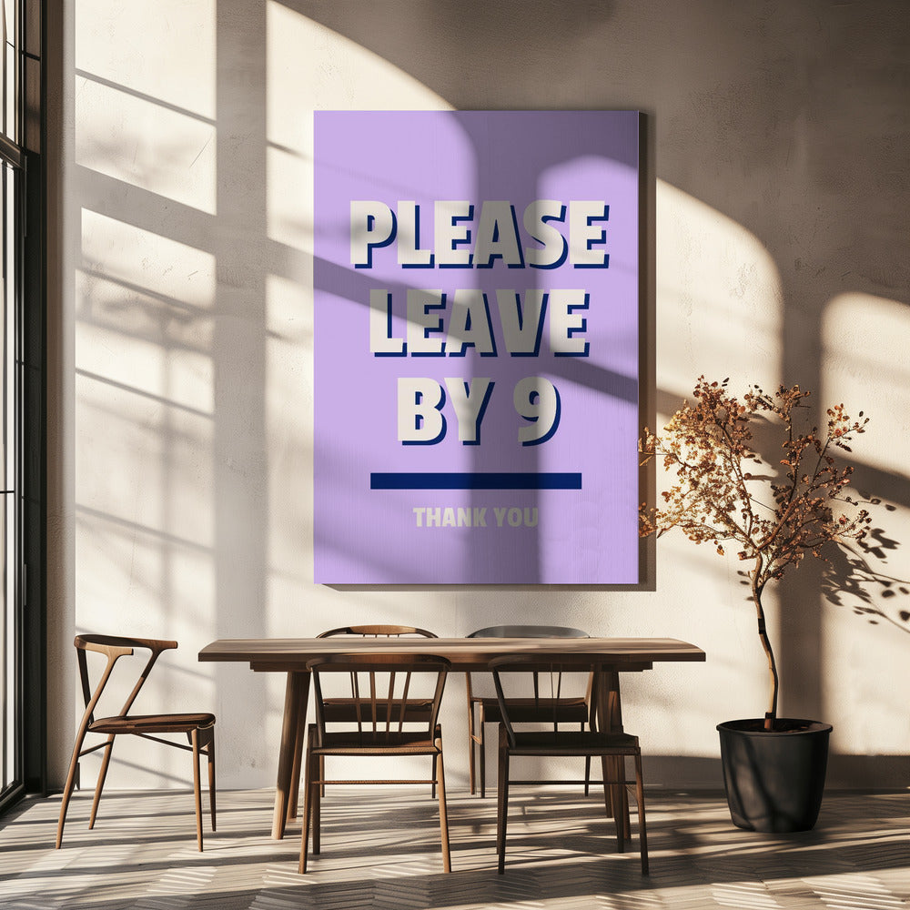 Out by Nine | Canvas