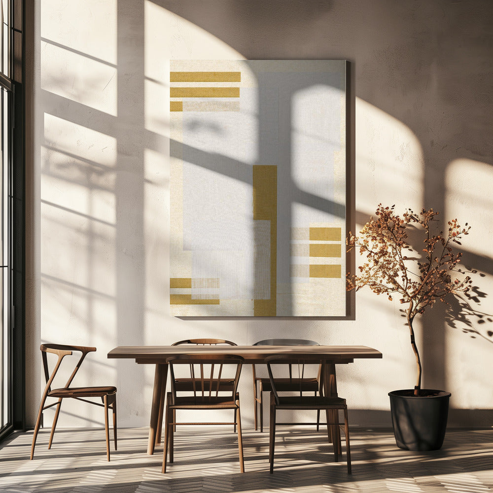 Golden Geometric Flow | Canvas
