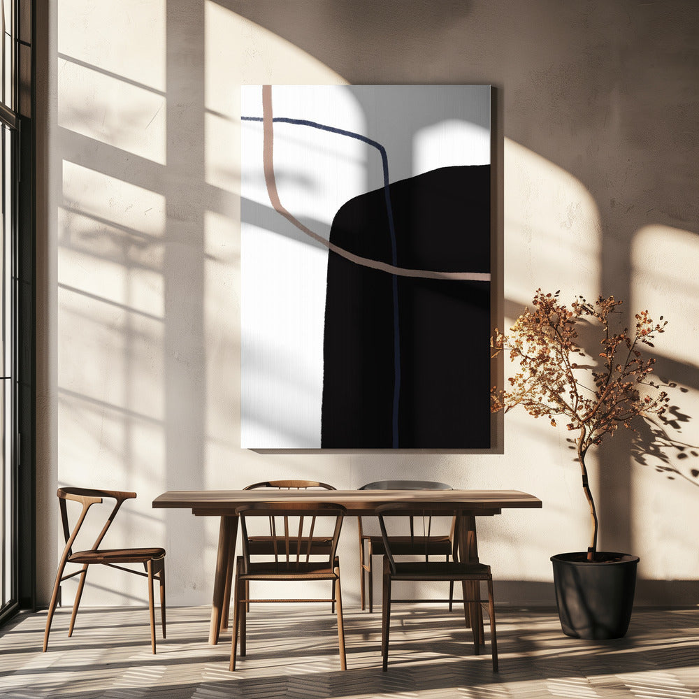 Curved Lines Harmony | Canvas