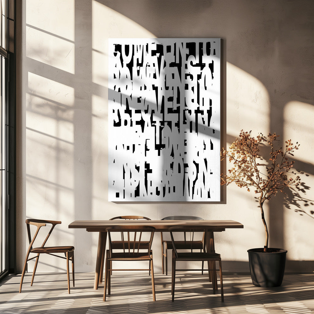 Typography No1 | Canvas