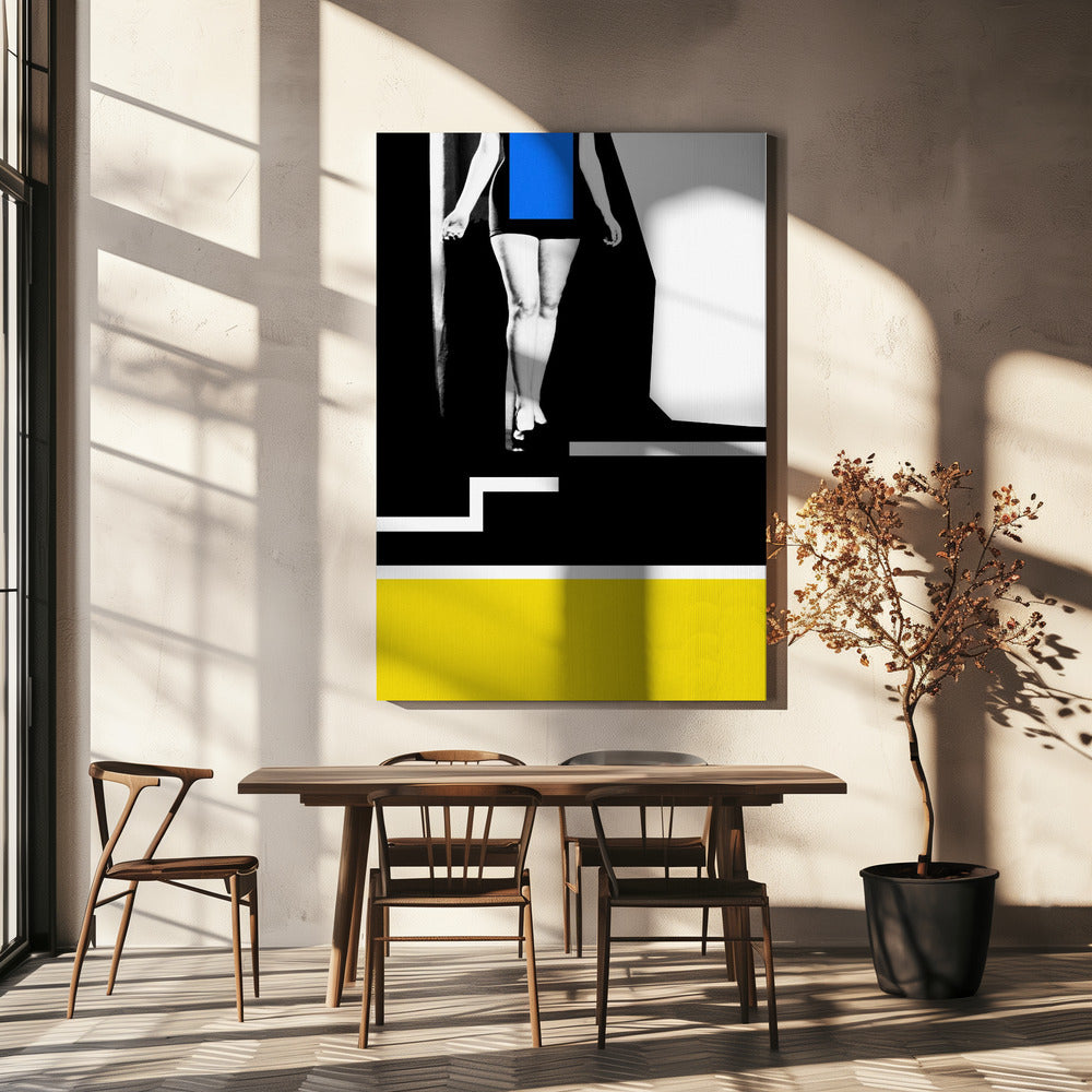 Photo Collage Lady No1 | Canvas