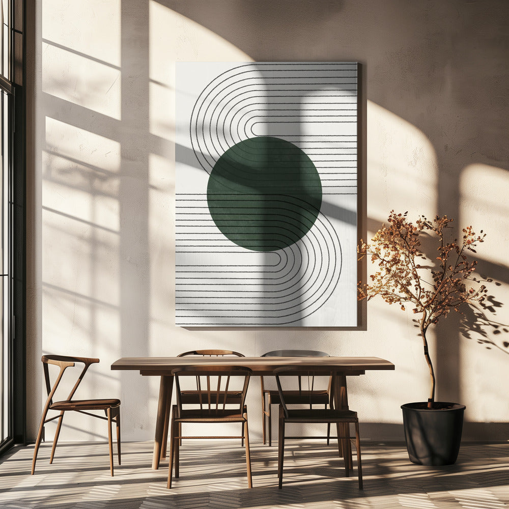 Curved Harmony | Canvas