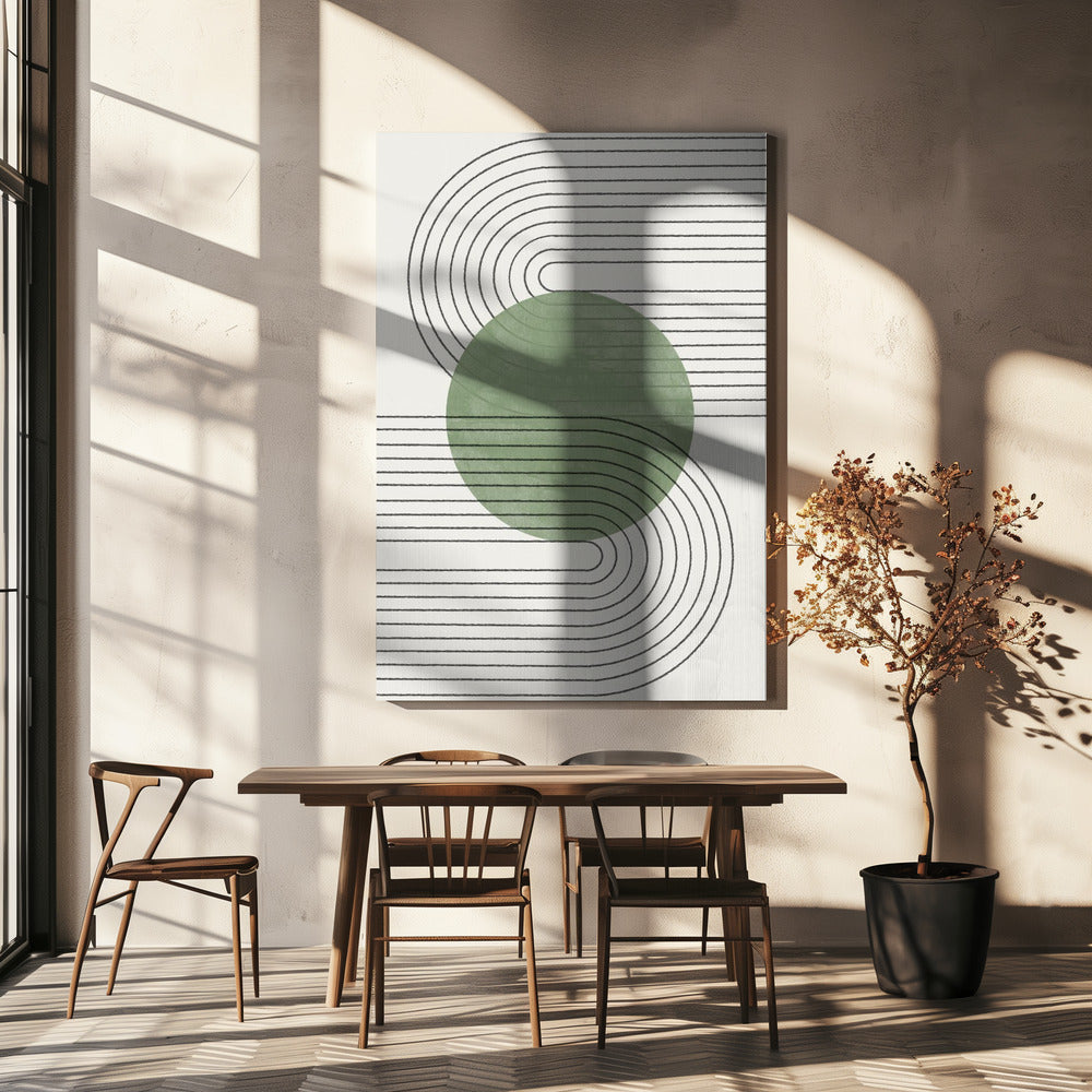 Curved Harmony | Canvas