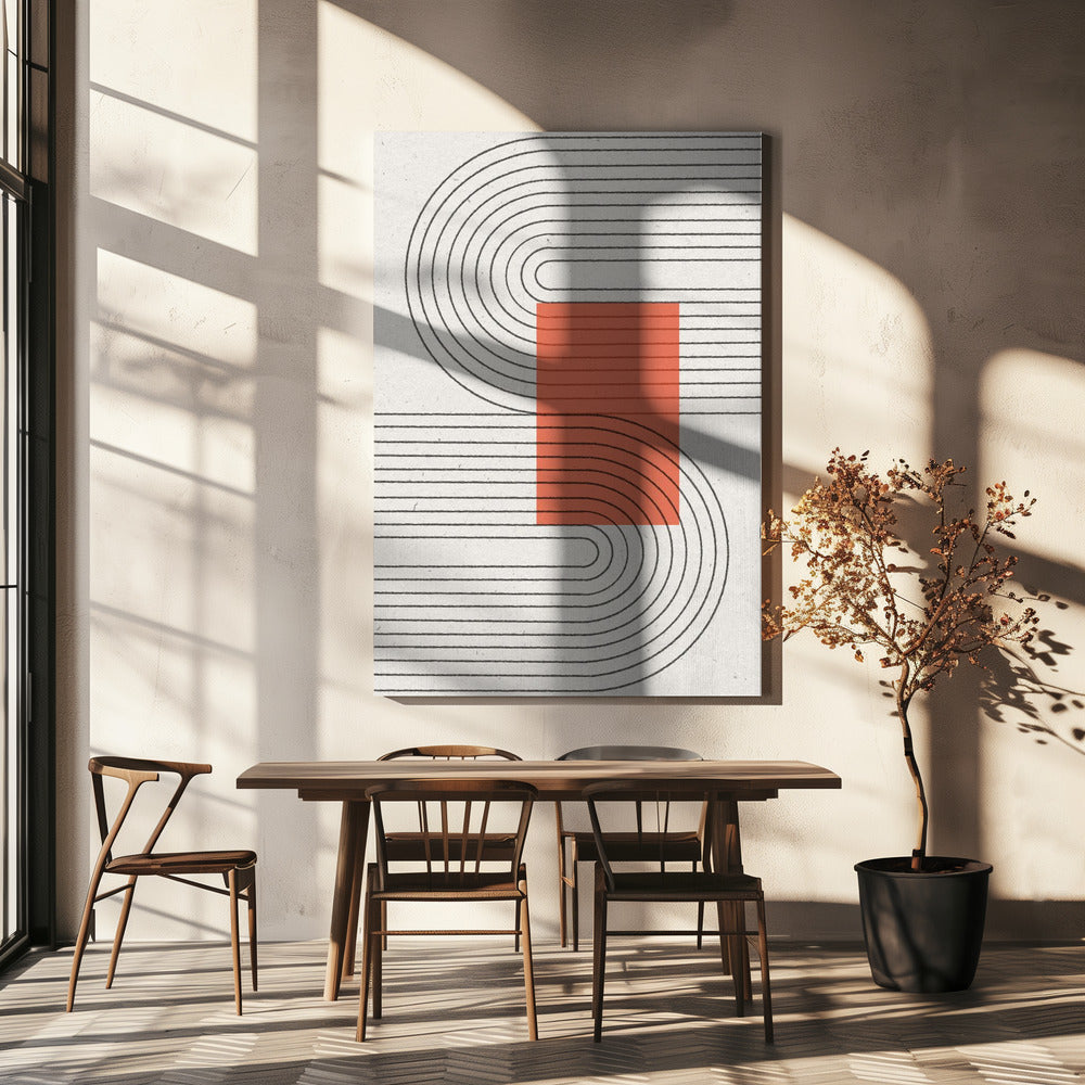 Curved Harmony | Canvas