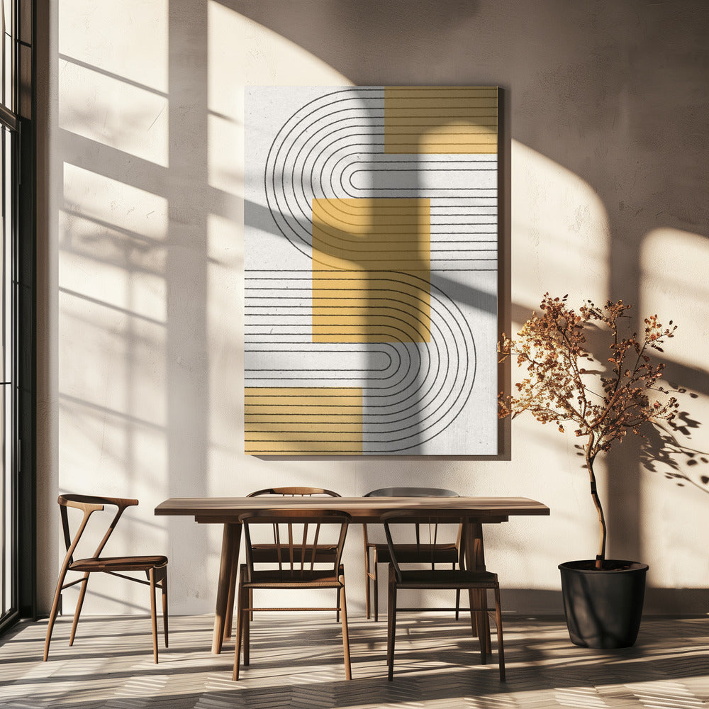 Curved Harmony | Canvas