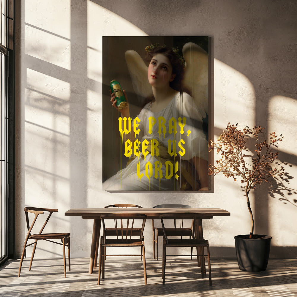 We Pray Beer Us Lord | Canvas