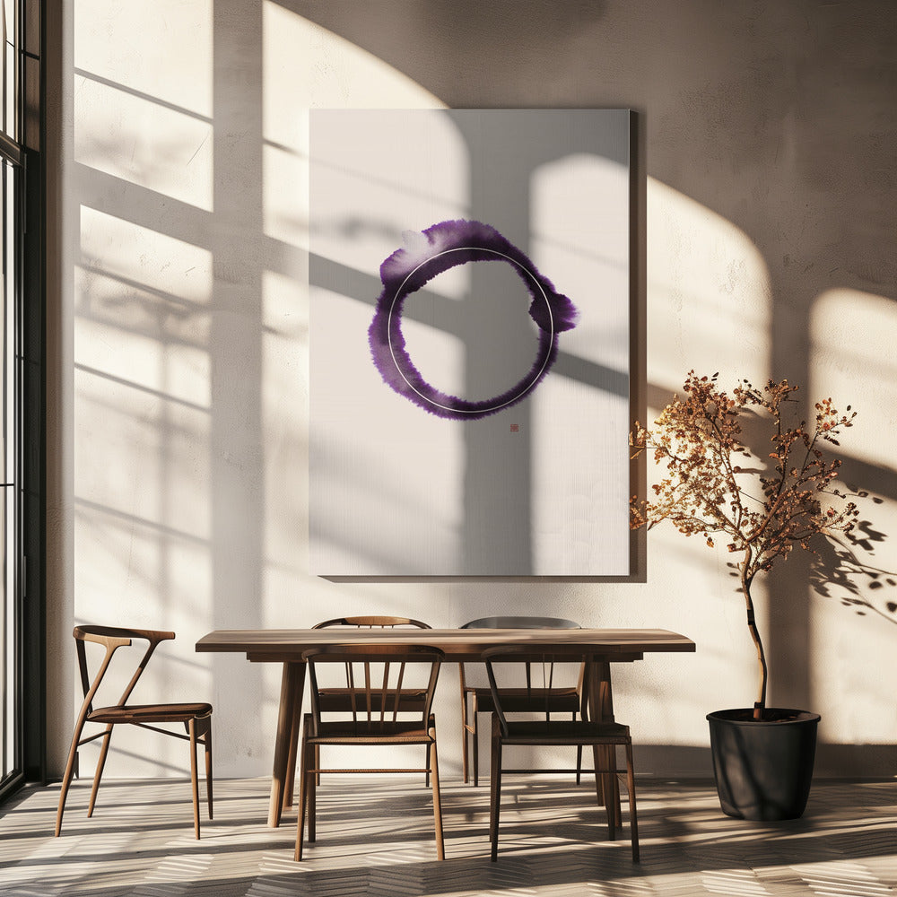 Circle N°3 | Rose | Canvas