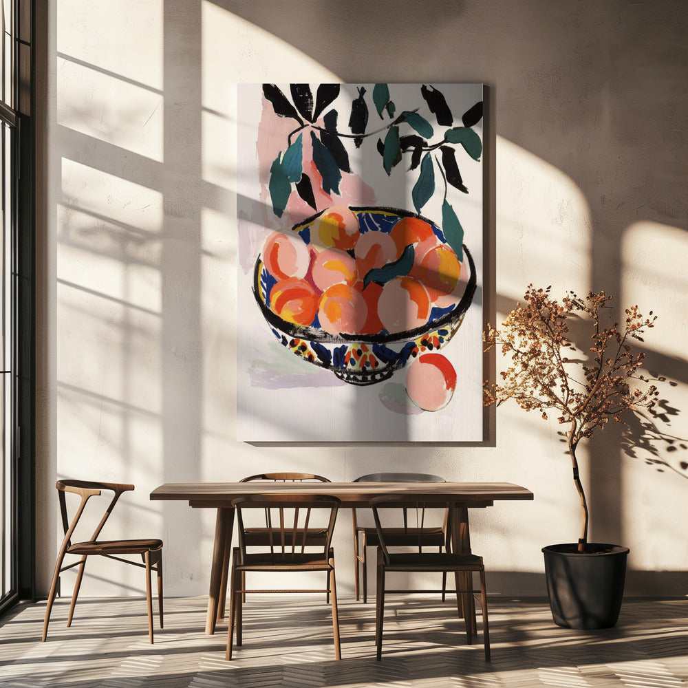 Colorful Fruit Bowl | Canvas
