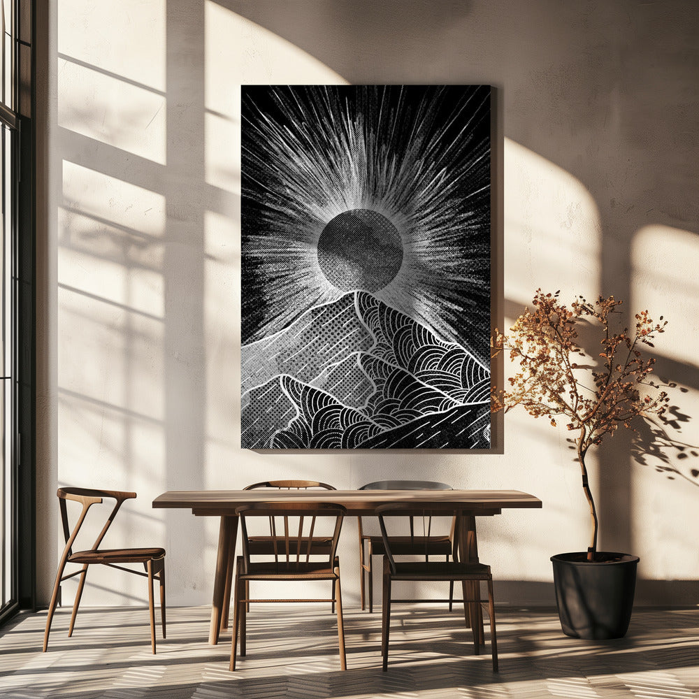 The Sunburst Peak | Canvas