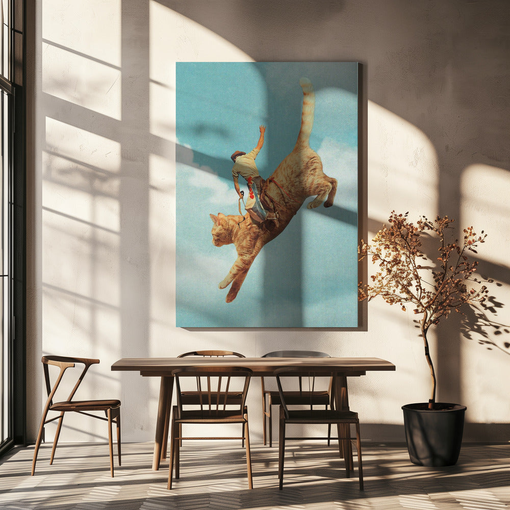 Meehaw Rodio Cat | Canvas
