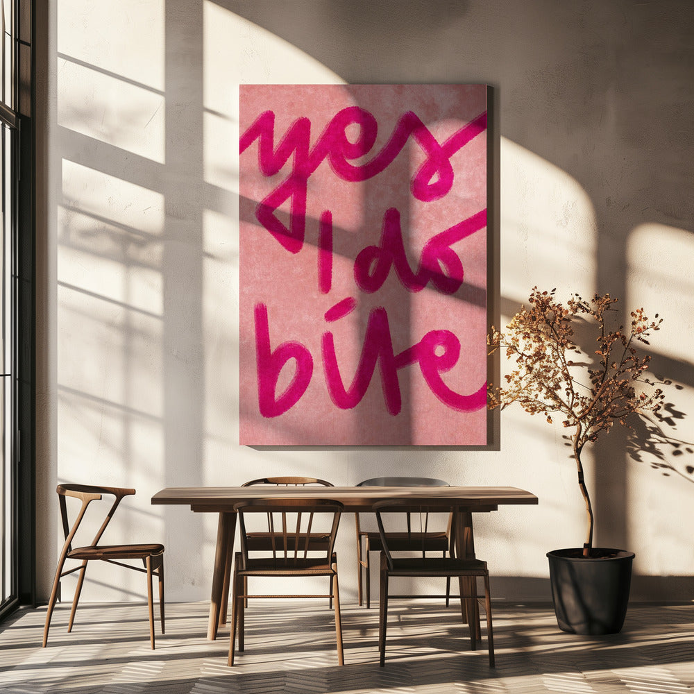 Yes I do bite | Canvas
