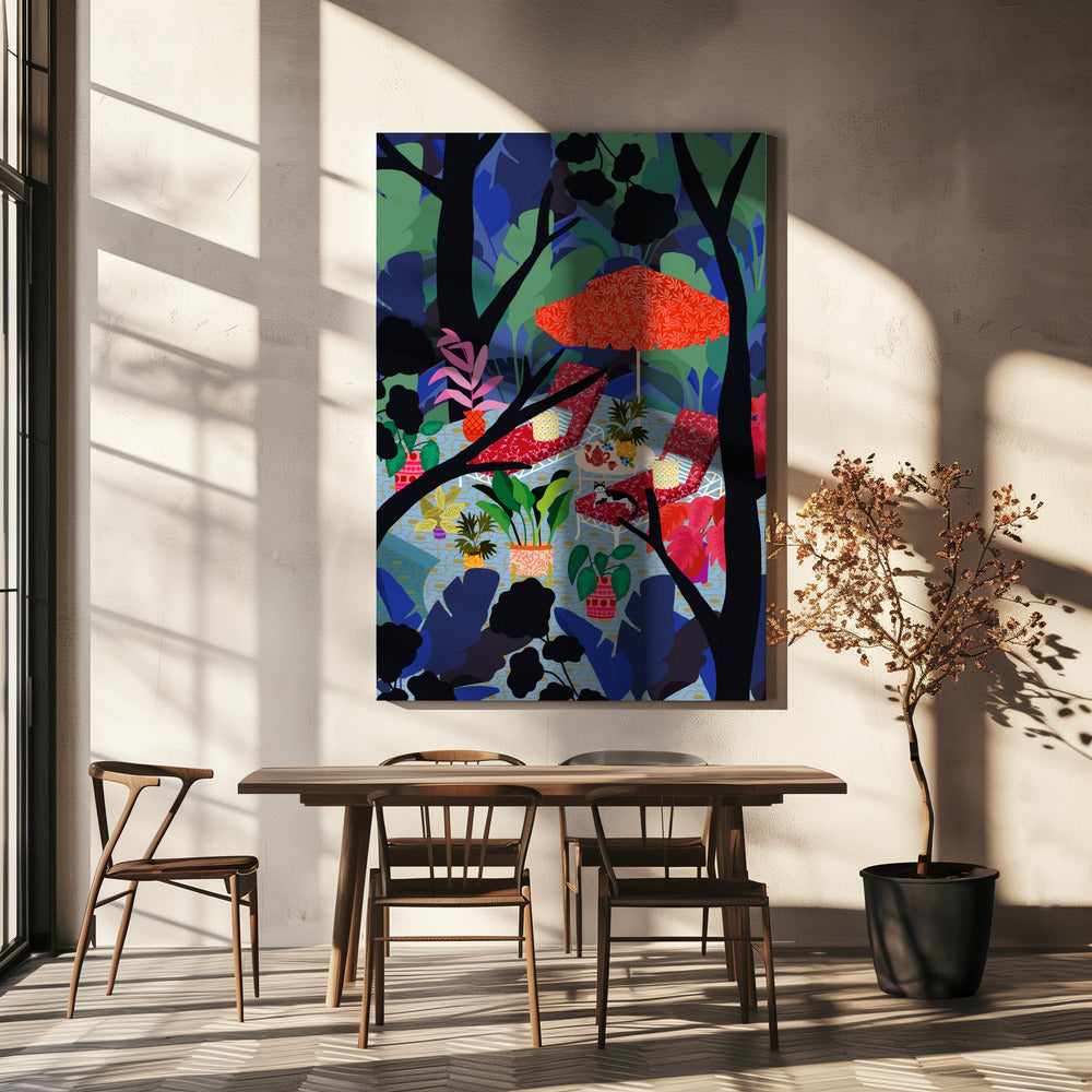 9933x14043 Din 133 Pool In the Middle of Nature | Canvas