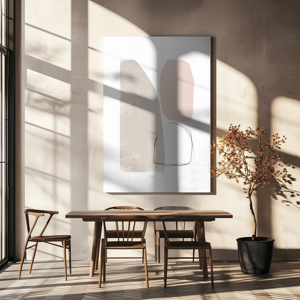 Muted Geometry Shapes | Canvas