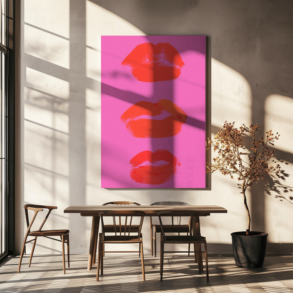 Neon Pout Series | Canvas