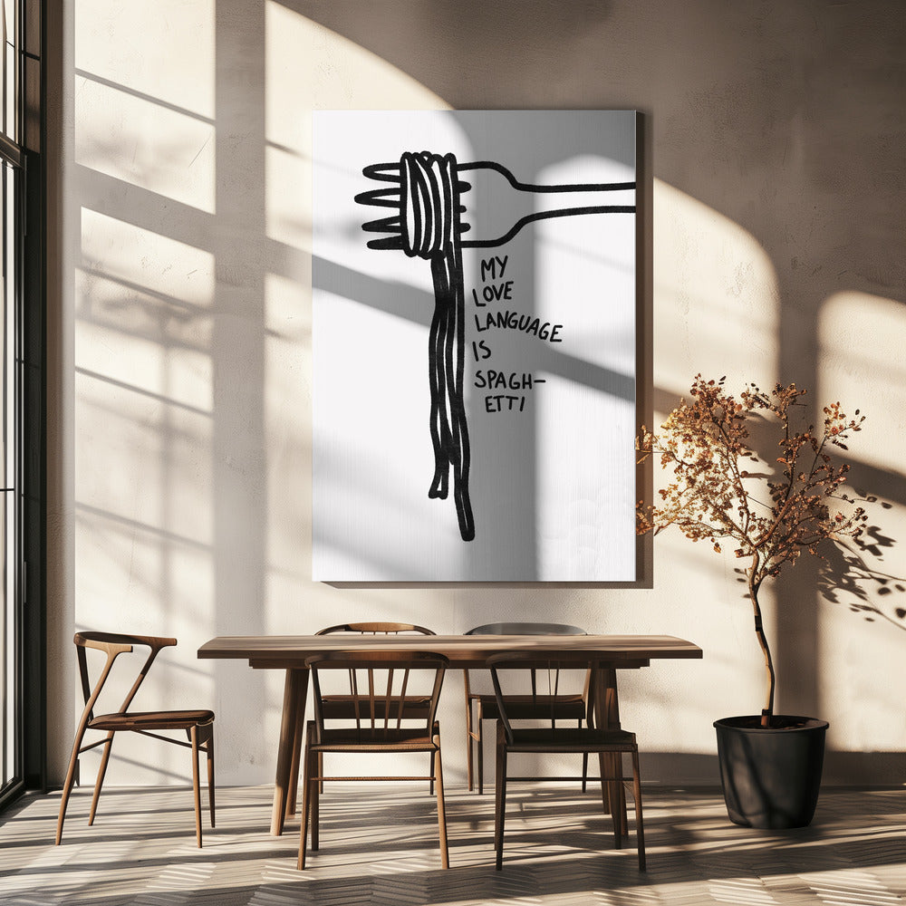 Spaghetti Love Language | Canvas