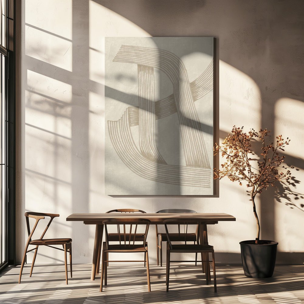 Abstract Sophisticated Line 02 | Canvas