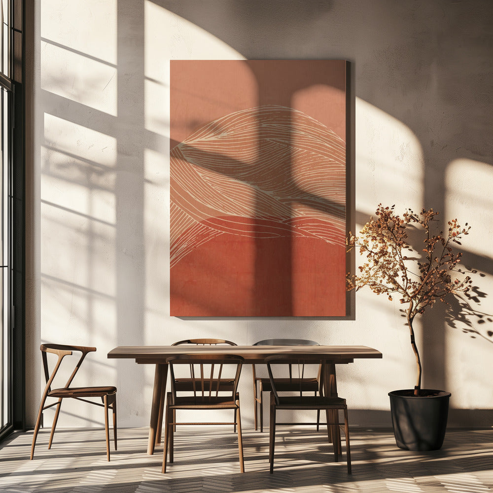 Abstract From the road | Canvas