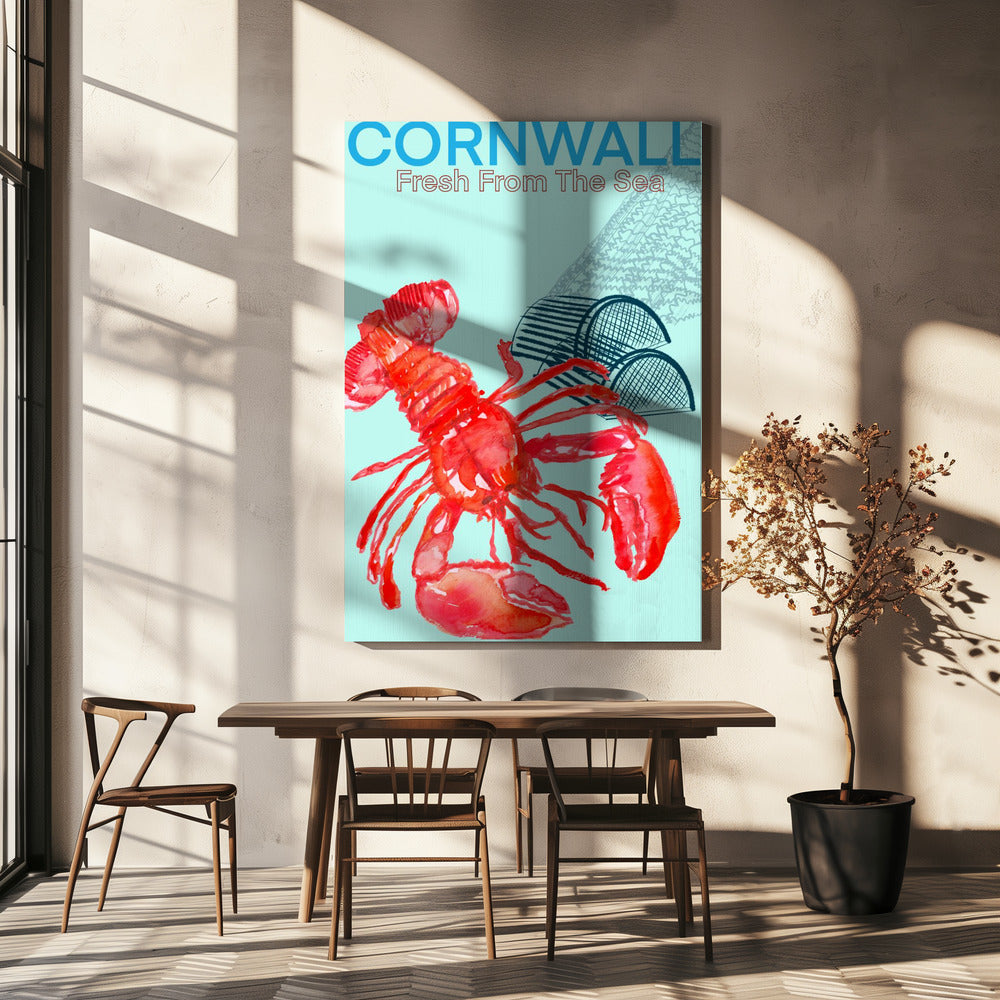 Cornwall Fresh From the Sea Poster | Canvas