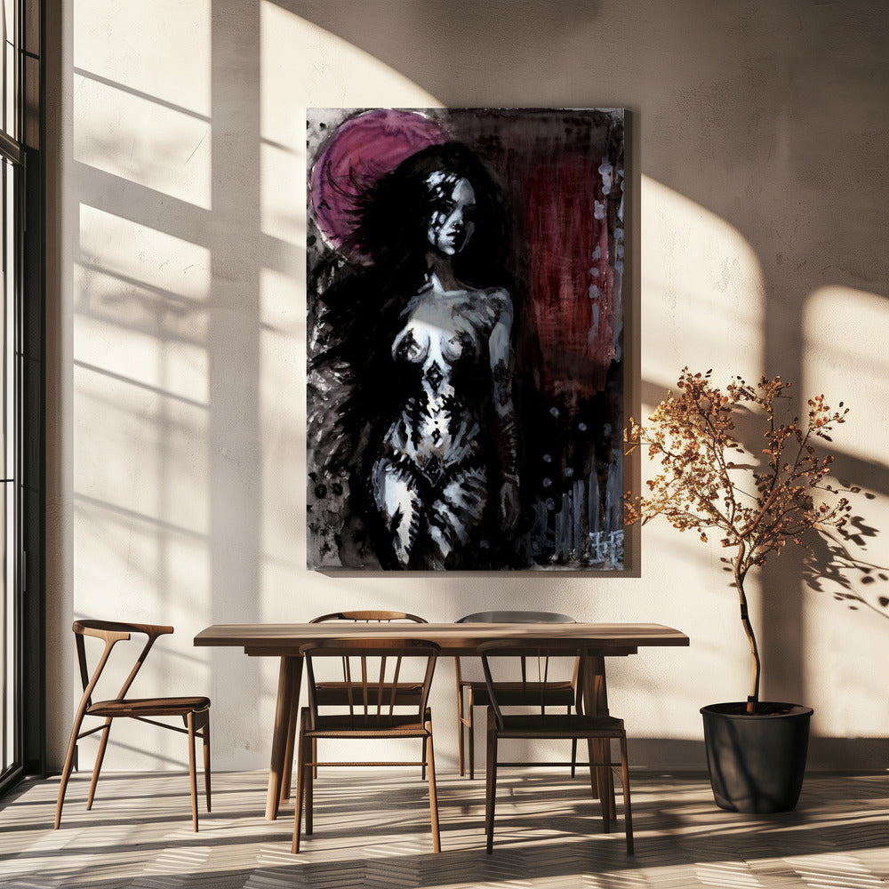 Purple Moon | Canvas