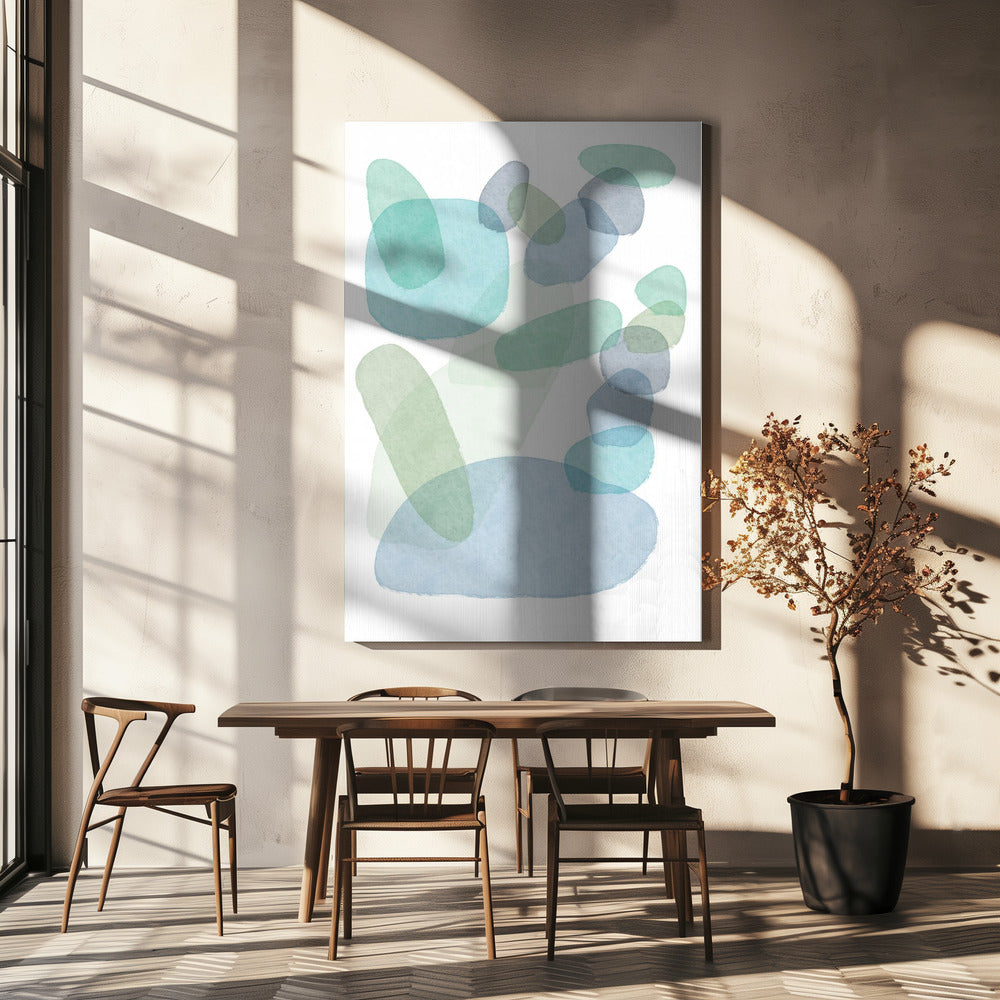 Pastel blobs | Canvas