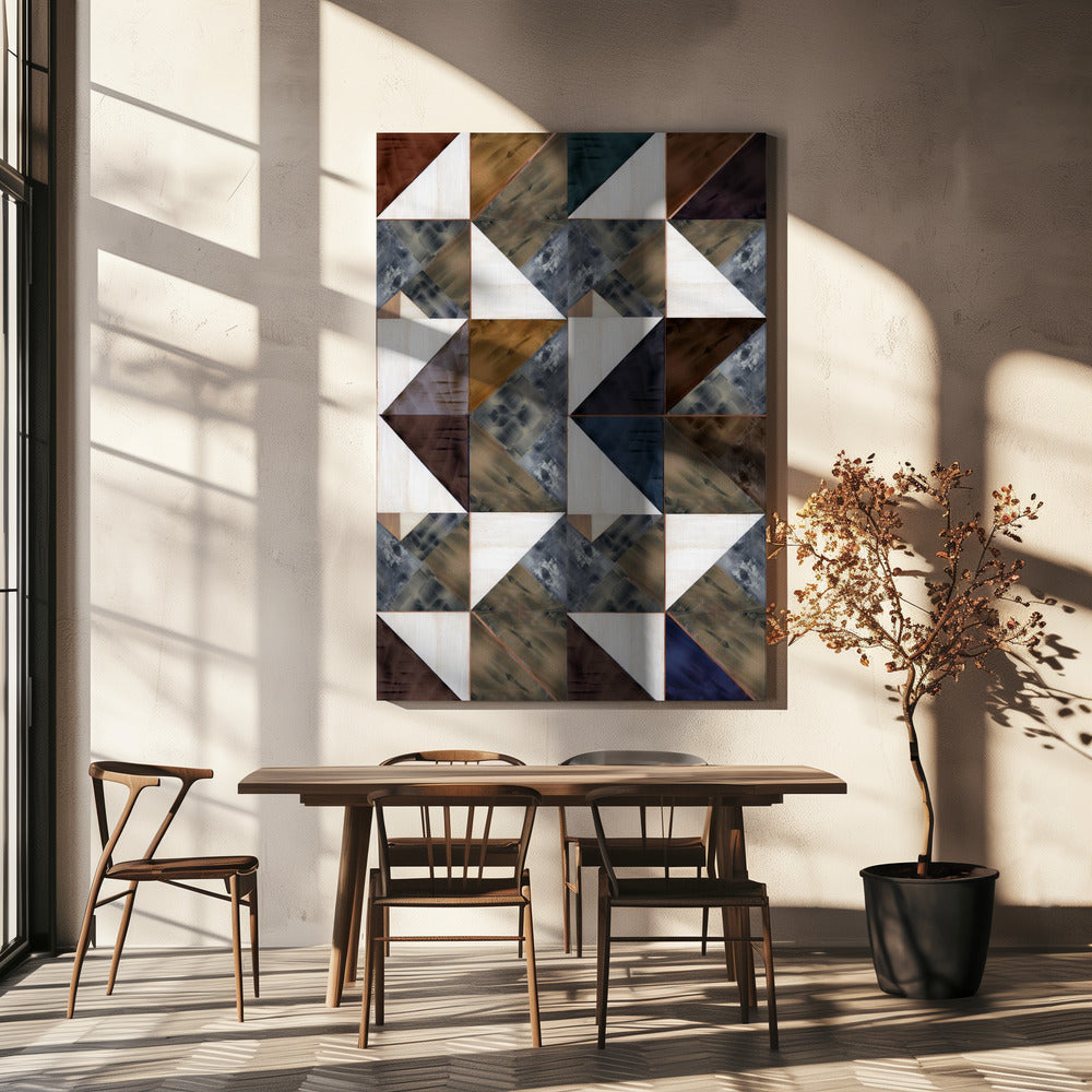 Sepia Inlay 3 | Canvas