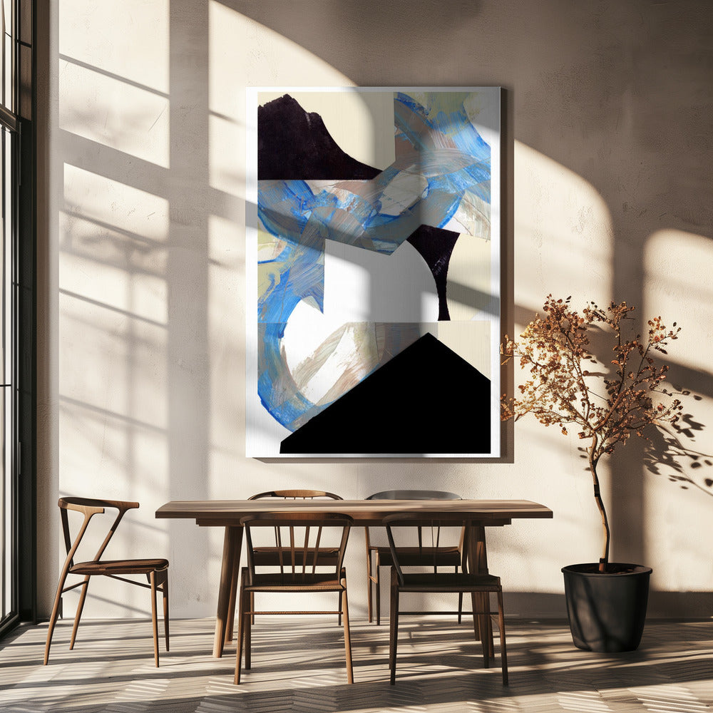 Blue Neutral Beige Black 2 | Canvas