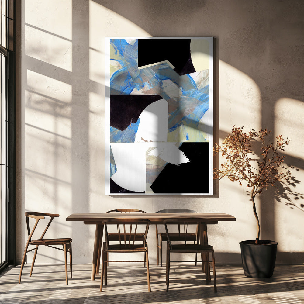 Blue Neutral Beige Black 3 | Canvas