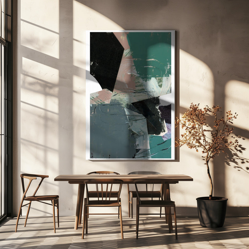 Blue Black Neutral White 3 | Canvas