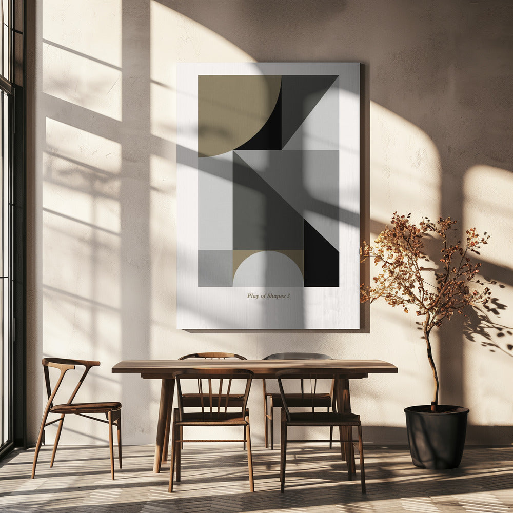 Play of Shapes 3 | Canvas