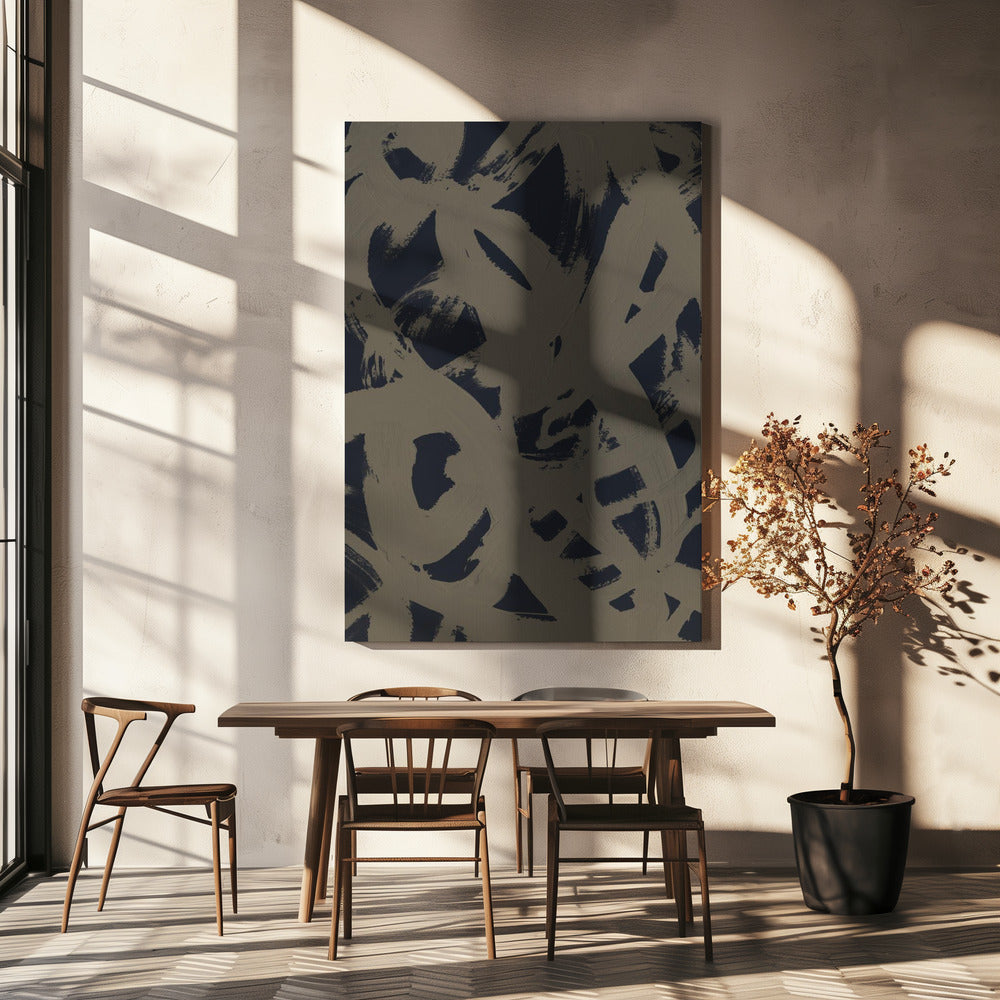 Abstract Brush Strokes 399Y | Canvas
