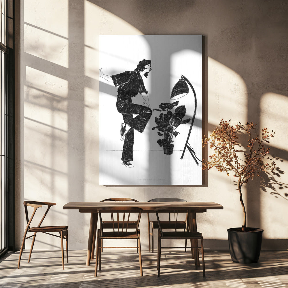 Jlr Dancingathome4 Blackandwhite Copy | Canvas