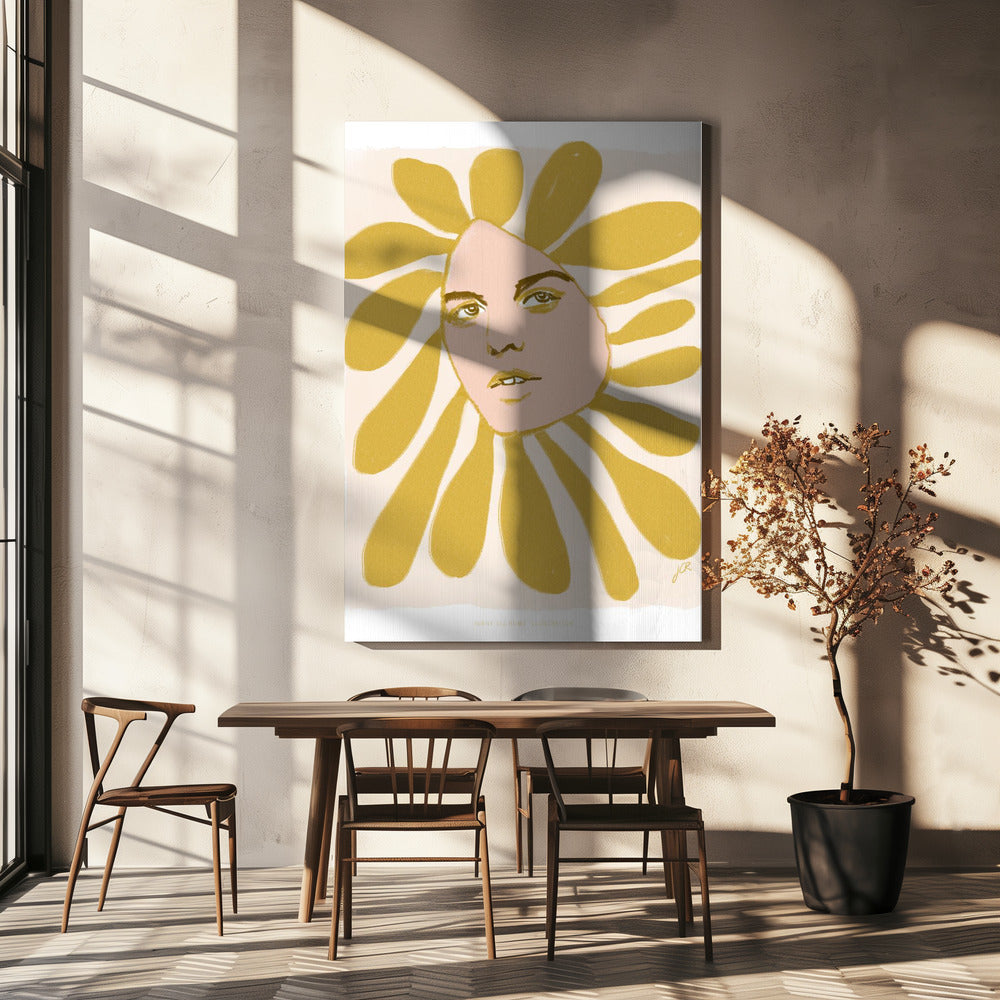Jlr Flowerhead1 Copy 2 | Canvas
