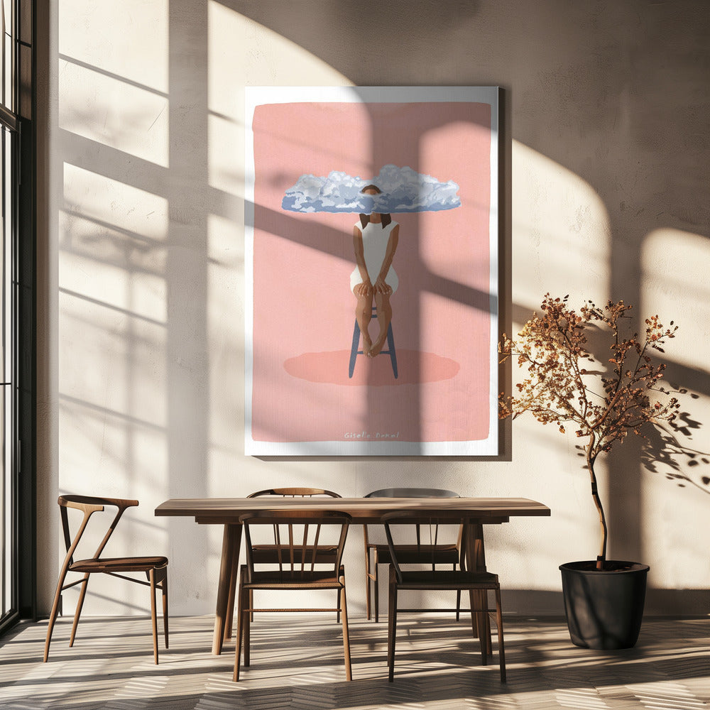Pink Meditation | Canvas