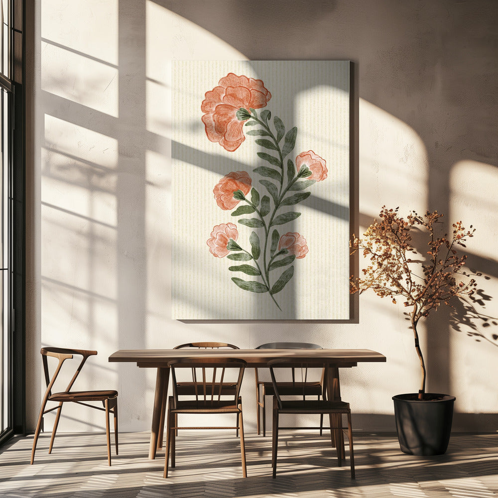 Marigold Flowers | Canvas
