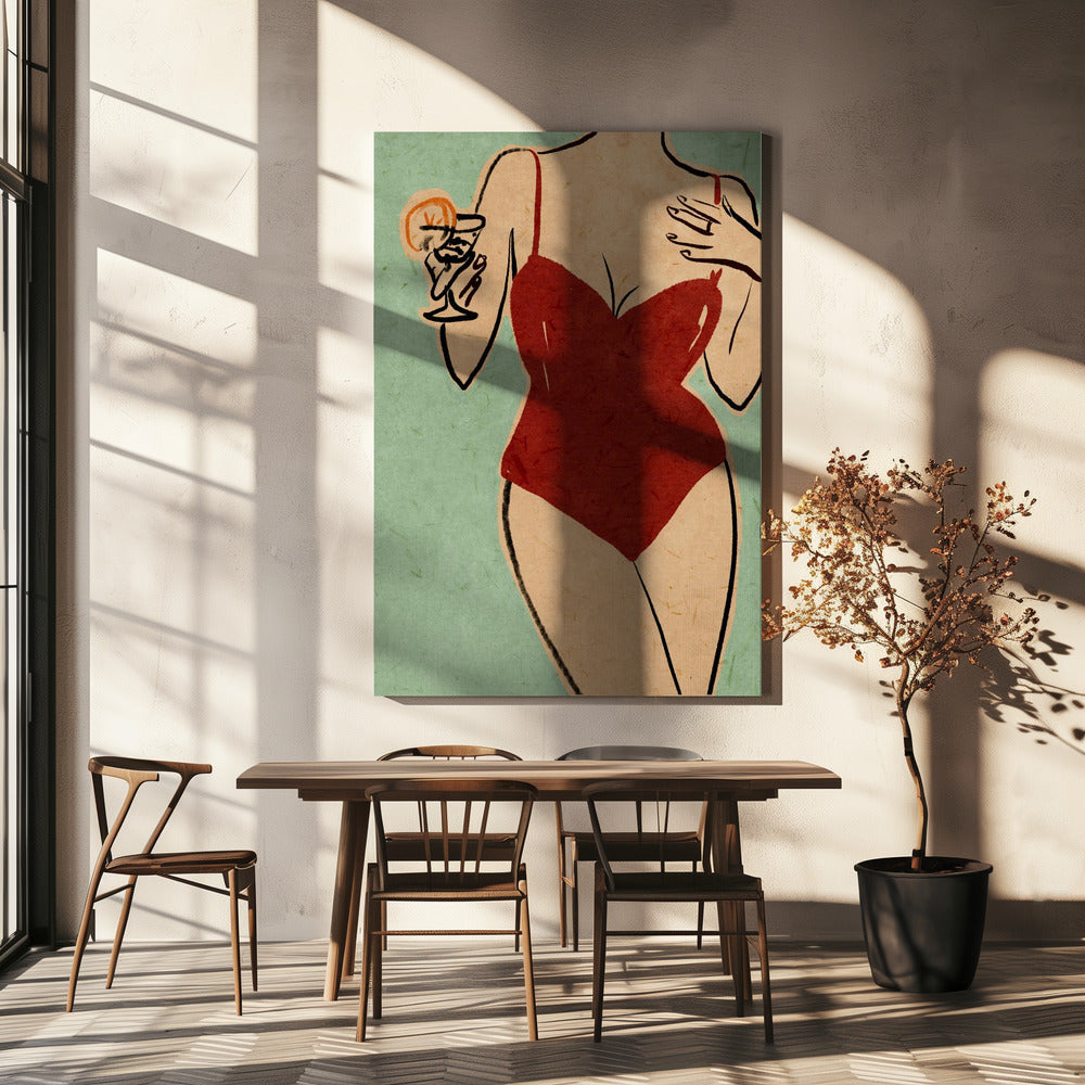 Beach Girl | Canvas