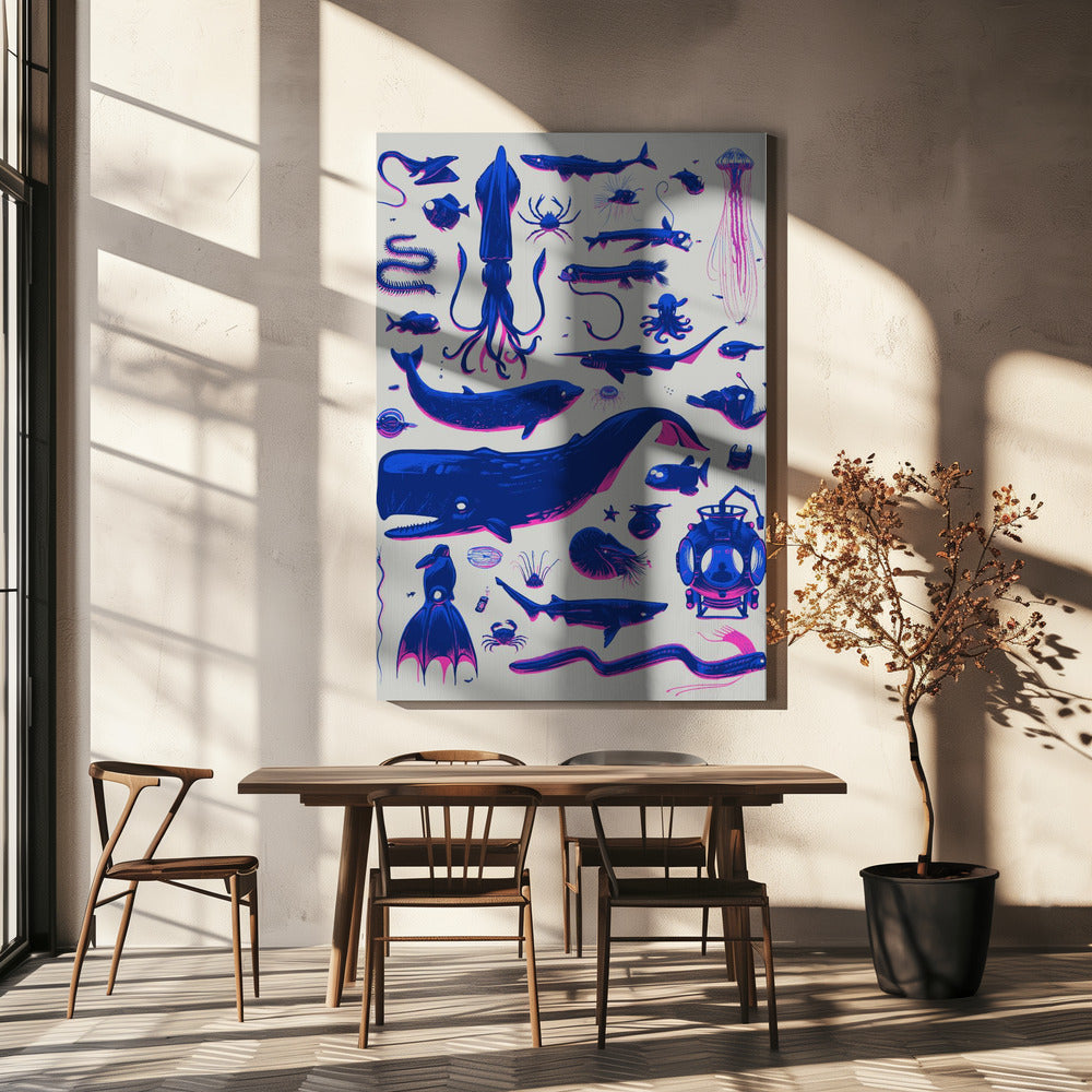 Creatures of the Deep | Canvas